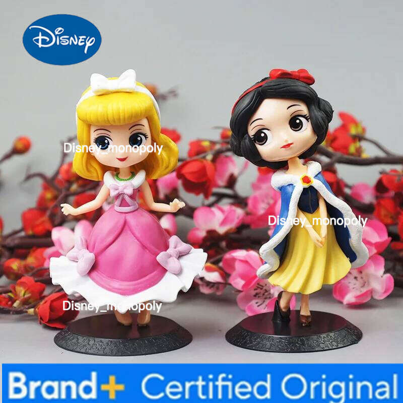 Disney Q version Princess Snow White PVC Action Figures Handmade Model Doll Collectible Fashion Ornament Gift Toys H260105