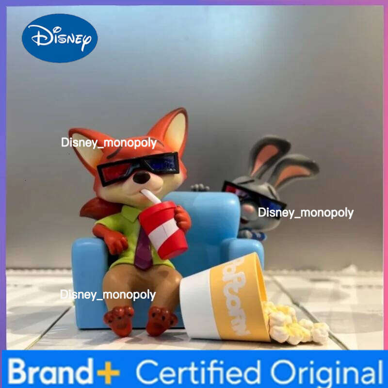 Disney New Genuine Crazy Zootopia'S Best Partner Series Blind Movie Related Toys Desktop Ornament Mystery Box Toy Birthday Gifts H260105