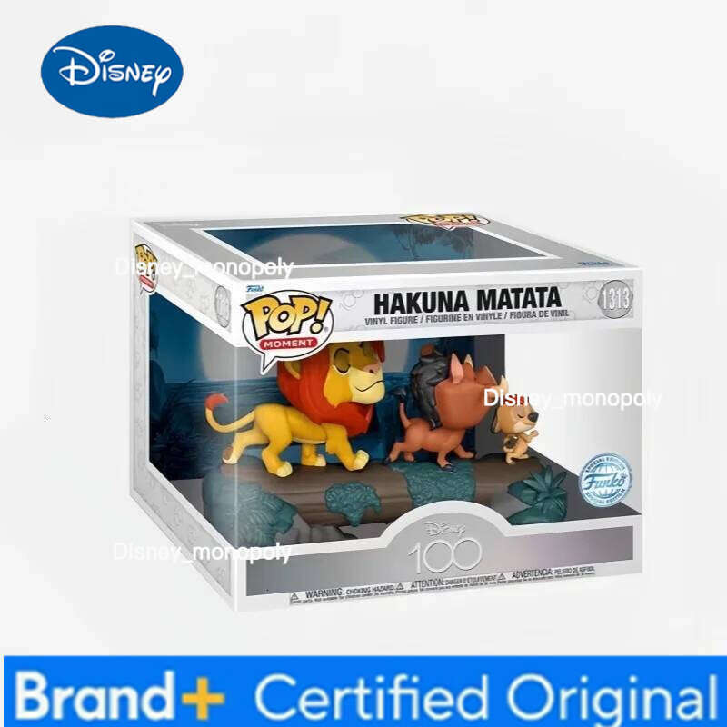 Disney Funko Pop! Lion King Hakuna Matata Model Toys Movie Character Simba Action Figures Limited Edition Statue Doll Kids Holiday Gift H260105