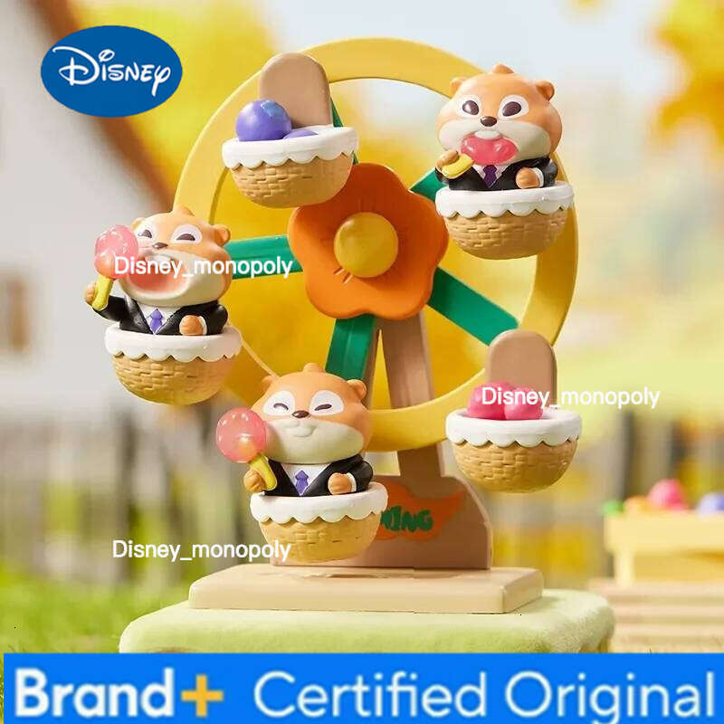 Disney 100%Genuine Zootopia Autumn Manor Series Judy Rabbit Fox Nick Blind Box Desktop Ornament Collect Birthday Gift H260105