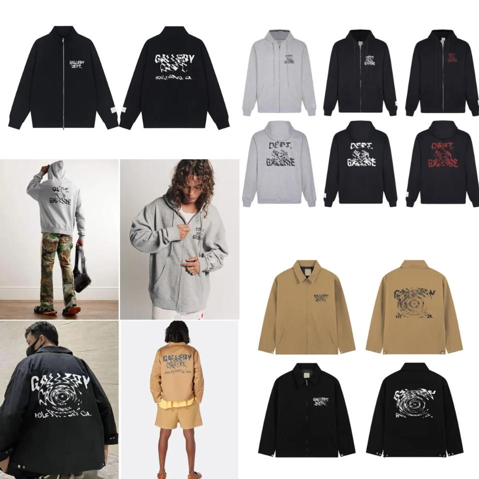 Designer Hoodies Zipper Cardigan Hoodie Jacket Hooded Sweatshirt Men's and Women's High Street Loose Hoodie Jacket
