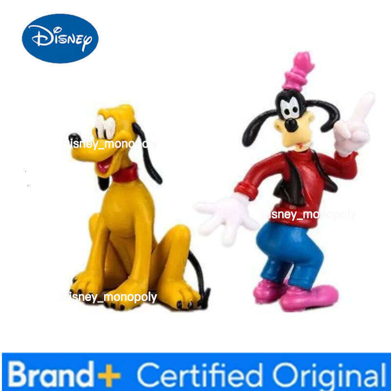 Disney Goofy Pluto Mickey Minnie Donald duck Daisy cute cartoon doll model decorative ornaments anime figures children's plastic toys H260105