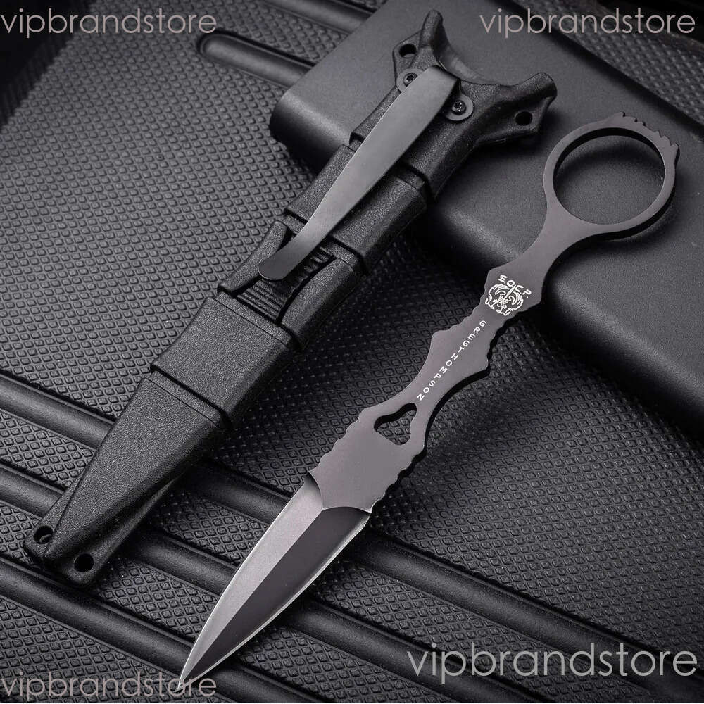 7Models 173/176 SOCP Fixed blade Tactical knife 440C steel Portable fixed blade knife Tools outdoor Camp Survival Hunt combat Fishing knives 173BK/176