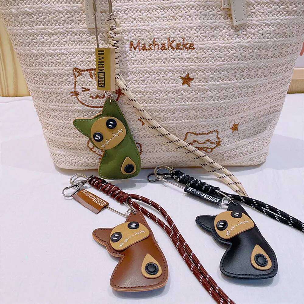 Creative Charm Cartoon Cat Keychain Cute Bag Pendant Accessory Women Suitable Small Gifts for Family Friends Lovers