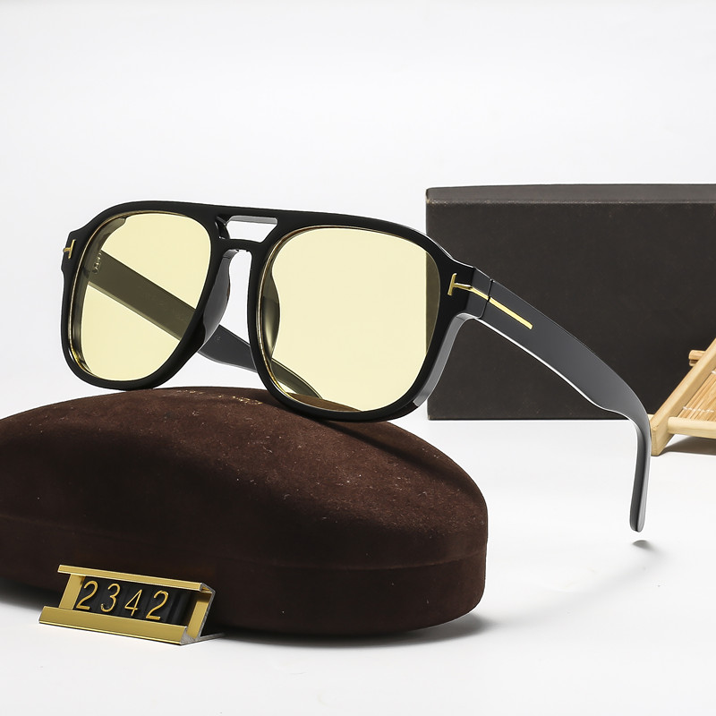 Luxurys Designer Polarized Sunglasses Men bens Women Pilot Sunglasses UV400 Eyewear sun Glasses Frame Polaroid Lens With box wholesale tommy
