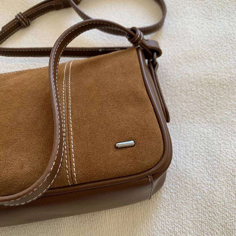 2026 High Quality Soft Genuine Suede Women Tote Bags Large Capacity Female Shoulder Crossbody Bag Luxury Handbags Purses A Main JINXIANGGUO Tote