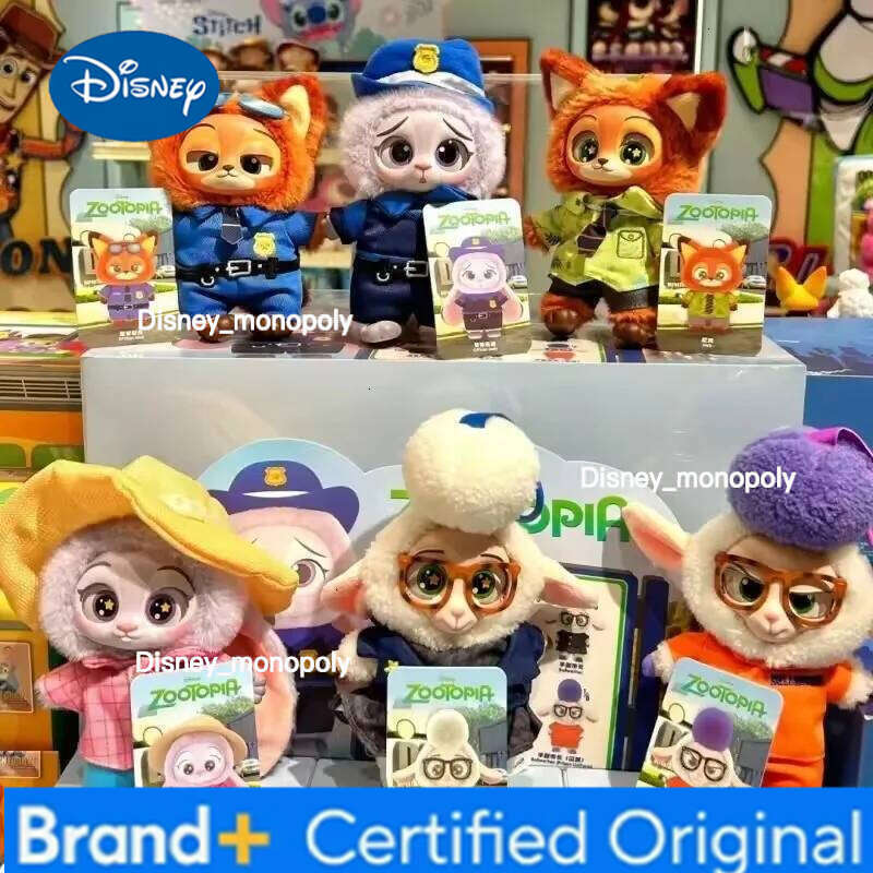 Disney Zootopia 2 Blind Christmas Cute Nick Judy Action Figure Plush Vinyl Doll Mystery Box Anime Figures Cartoon Collection H260105 H260105