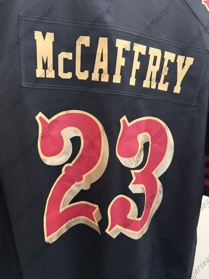 Christian McCaffrey 23 Brock Purdy 13 Fred Warner 54 Nick Bosa 97 Jerry Rice 80 Personalized Customized Football Jerseys Custom Any Number Name For Men Women Youth 22