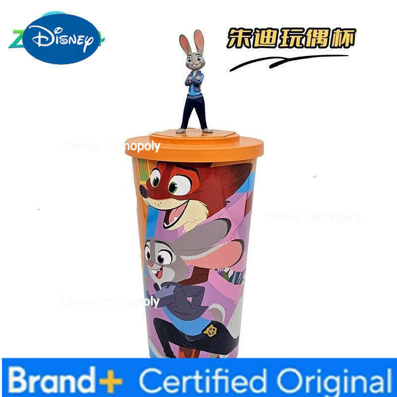 Disney New Original Zootopia 2 Official Movie Merchandise Nick Judy Cute Shaped Water Cup Anime Cartoon Toy Kawaii Trendy Gifts Decor H260105 H260105
