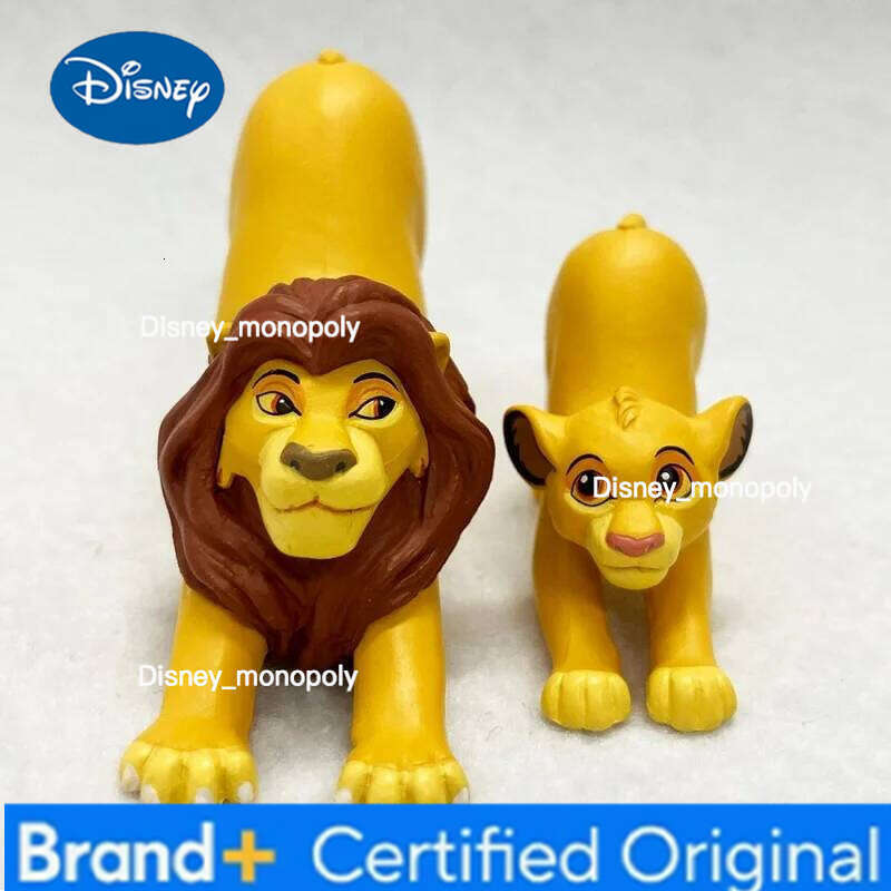 Disney Hot The Lion King Stretching Figure Nobism Twisted Egg Simba Mufasa Anime Peripherals Model Deco Ornament Doll Boys Gifts H260105