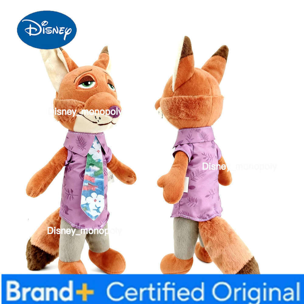 Disney Zootopia Character Plush Toys - Nick Wilde&Judy Hopps Stuffed Animals | Soft Cartoon Dolls, Pefect Birthday Gift for Kids & Fans H260105 H26010