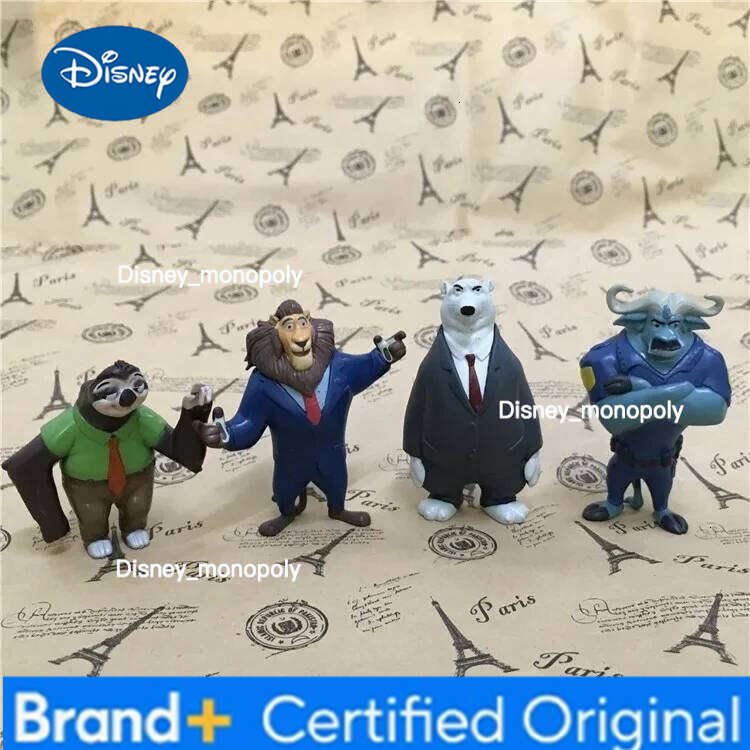 Disney Amazing 12pcs/set Zootopia Animals Action Figure Toys Rabbit Judy Hopps Fox Nick Wilde Movie Collection Figures Kids Gift H260105