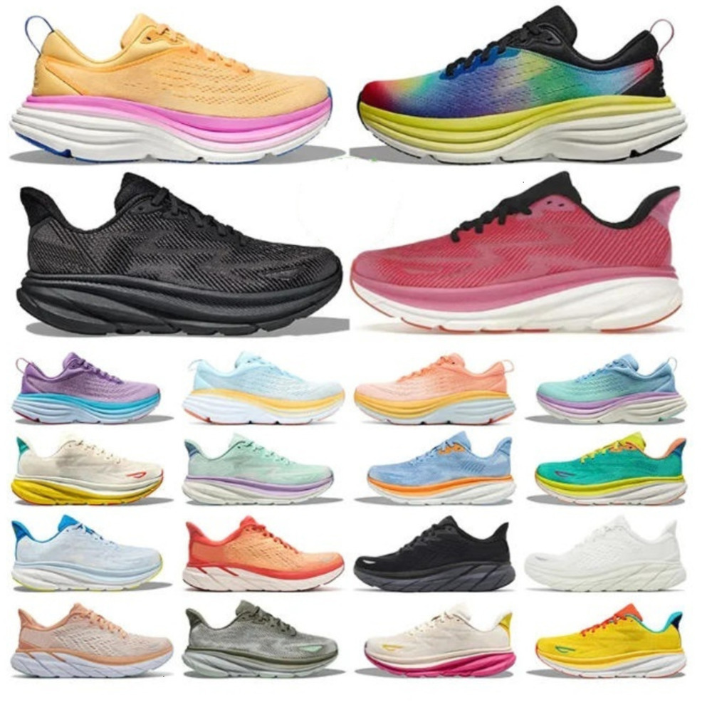 2026 Clifton 9 Casual Bondi Cliftons Shoes Sports Harbor Mist Black White Carbon X 2 Free People Designer Athletic Bondis 8 Mens Women Phqa