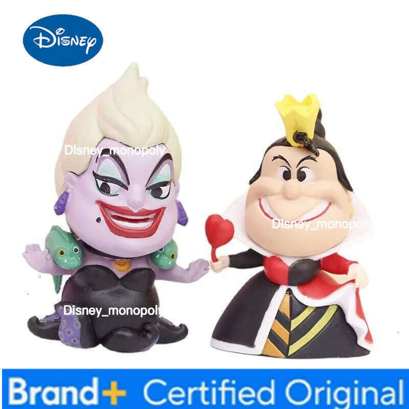 Disney Villains Poseable PVC Figures Set - Maleficent & Evil Queen 6-Piece Model Collection Display, Toy Gift for Boys Girls H260105 H260105