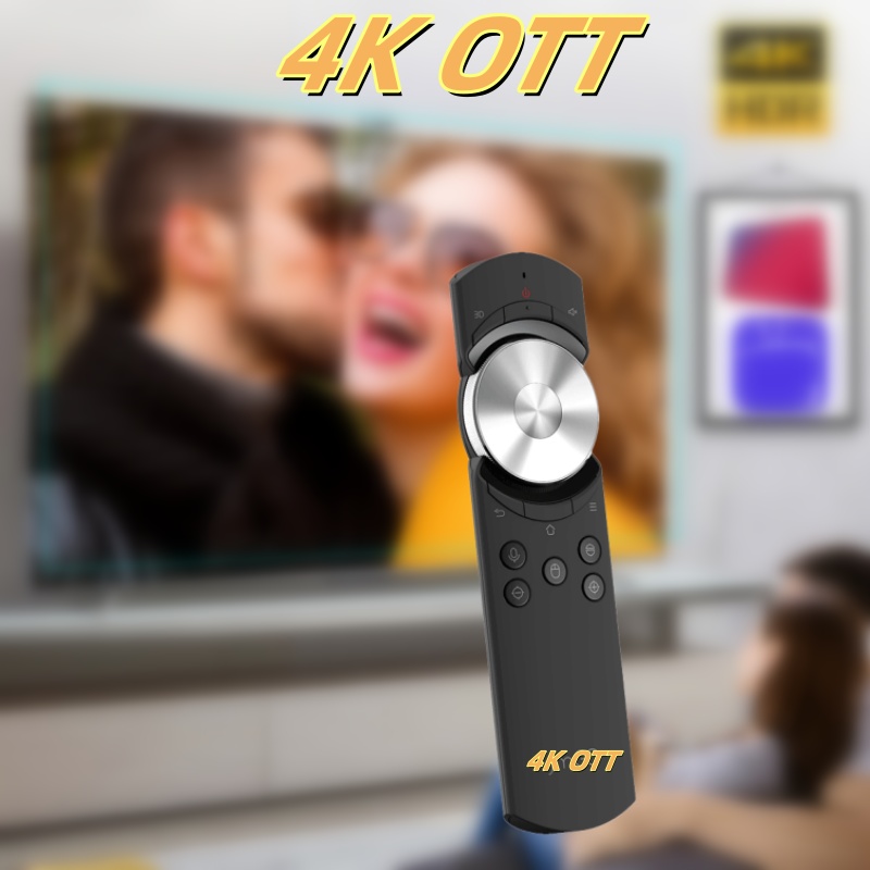 Super 4KOTT Universal Remote Control - 2.4G&5G Dual Band Support for Smart TVs & Set-Top Boxes