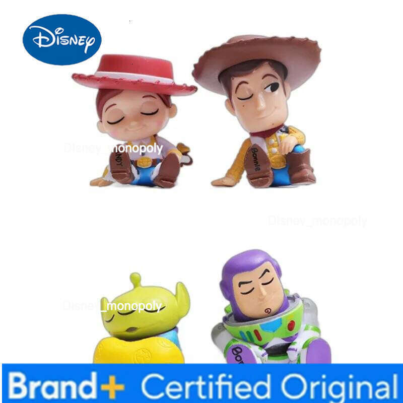 Disney Q Version Anime Figures Cartoon Toy Story Woody Alien Monsters University James P. Sullivan Model Toys Children Christmas Gift H260105