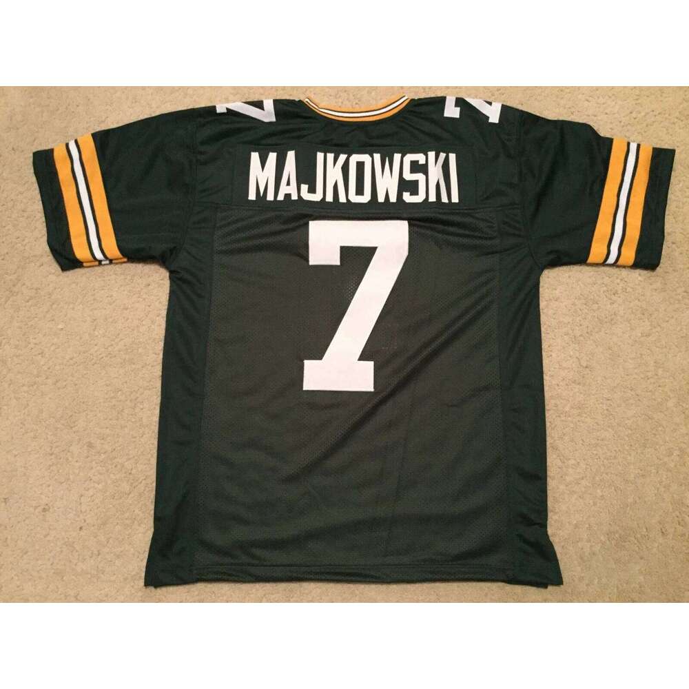 CUSTOM Sewn Stitched Don Majkowski Green Football Jersey Add any name number size XS-5XL 6XL