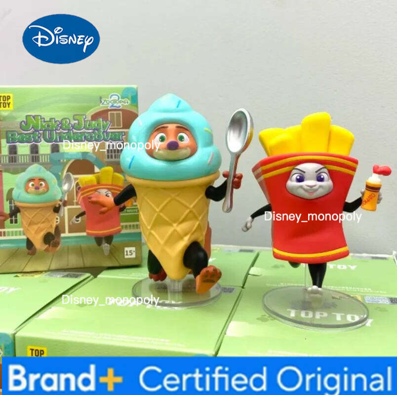 Disney Zootopia Judy Nick Best Disguise Collector Figure Blind Box Gift Statue for Girls and boys H260105 H260105