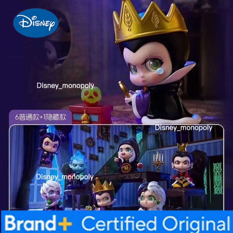 Disney Miniso Villainous Characters Collection Figure Surprise Blind Box Fashion Trendy Desktop Decoration Girl Gift H260105 H260105