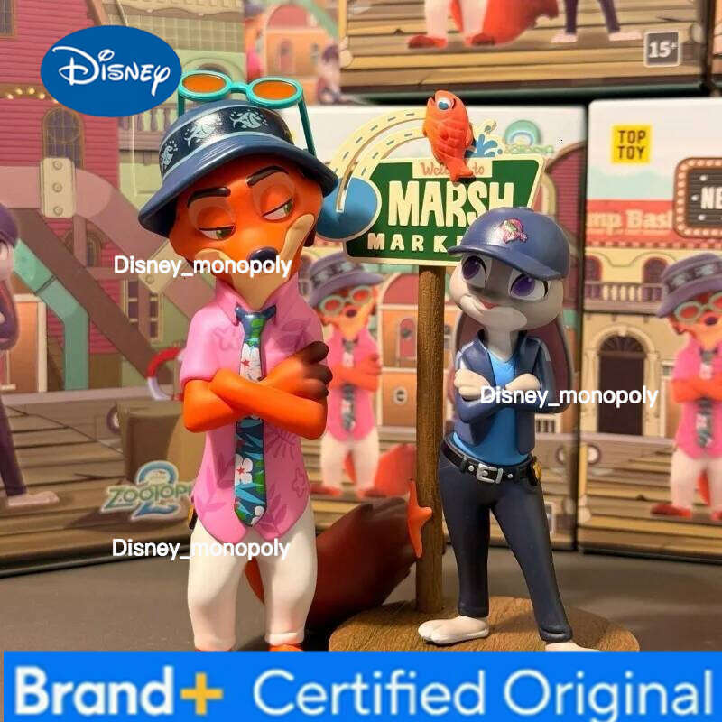 Disney Genuine Zootopia 2 Blind Box New Journey Series Anime Figures Desktop Ornament Model Fashion Toy Cute Birthday Gift H260105 H260105