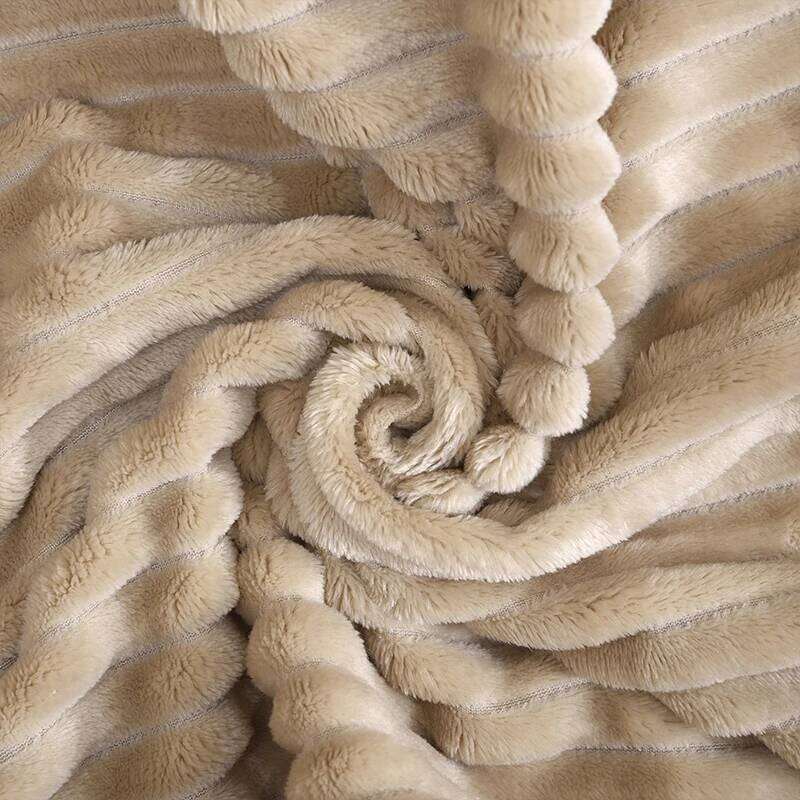 Blanket Winter Flannel For Beds Solid Coral Fleece Faux Fur Throw Coverlet Sofa Cover Bedspread Soft Fluffy Plaid Blankets 26N0106