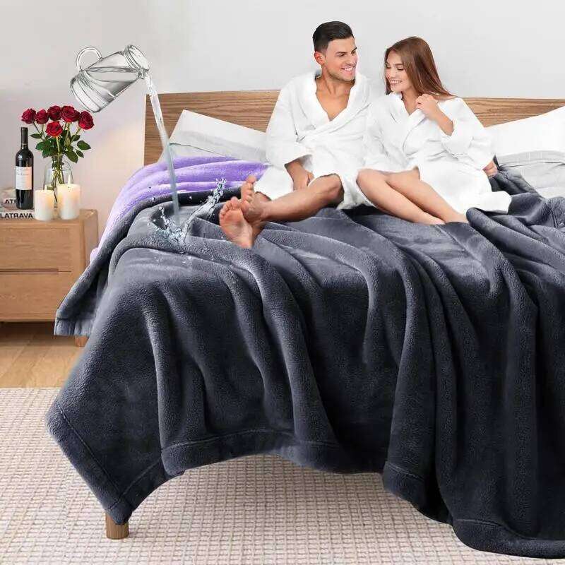 Waterproof Blanket Sofa Couch, Water Resistant BlanketReversible Leakproof Bed Cover for Adults Elderly Pets 26N0106 - view 3