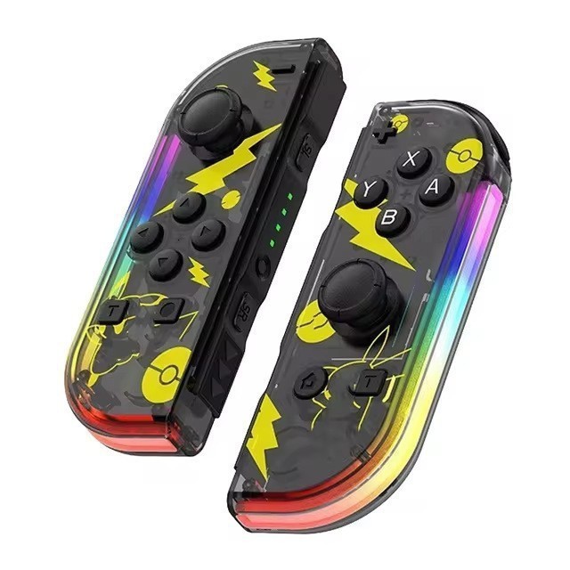 Left and Right Game Controller with RGB Light WakeUp Vibration Motion Sensing Bluetooth Game Controller 251104