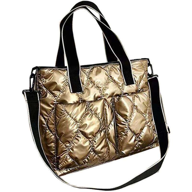 Chic Quilted Shoulder Lightweight Adjustable Strap Casual Multi Color Tote for Daily Commute Functional Bag 1100368158