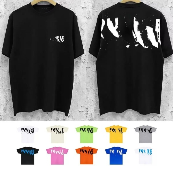 Designer purples shirt High Street Men's Printed Summer Fashion Women's T Shirt Designer Long Sleeve Top Letter Cotton T Shirt High Quality Clothing 4ju 53 1 3f 53 1