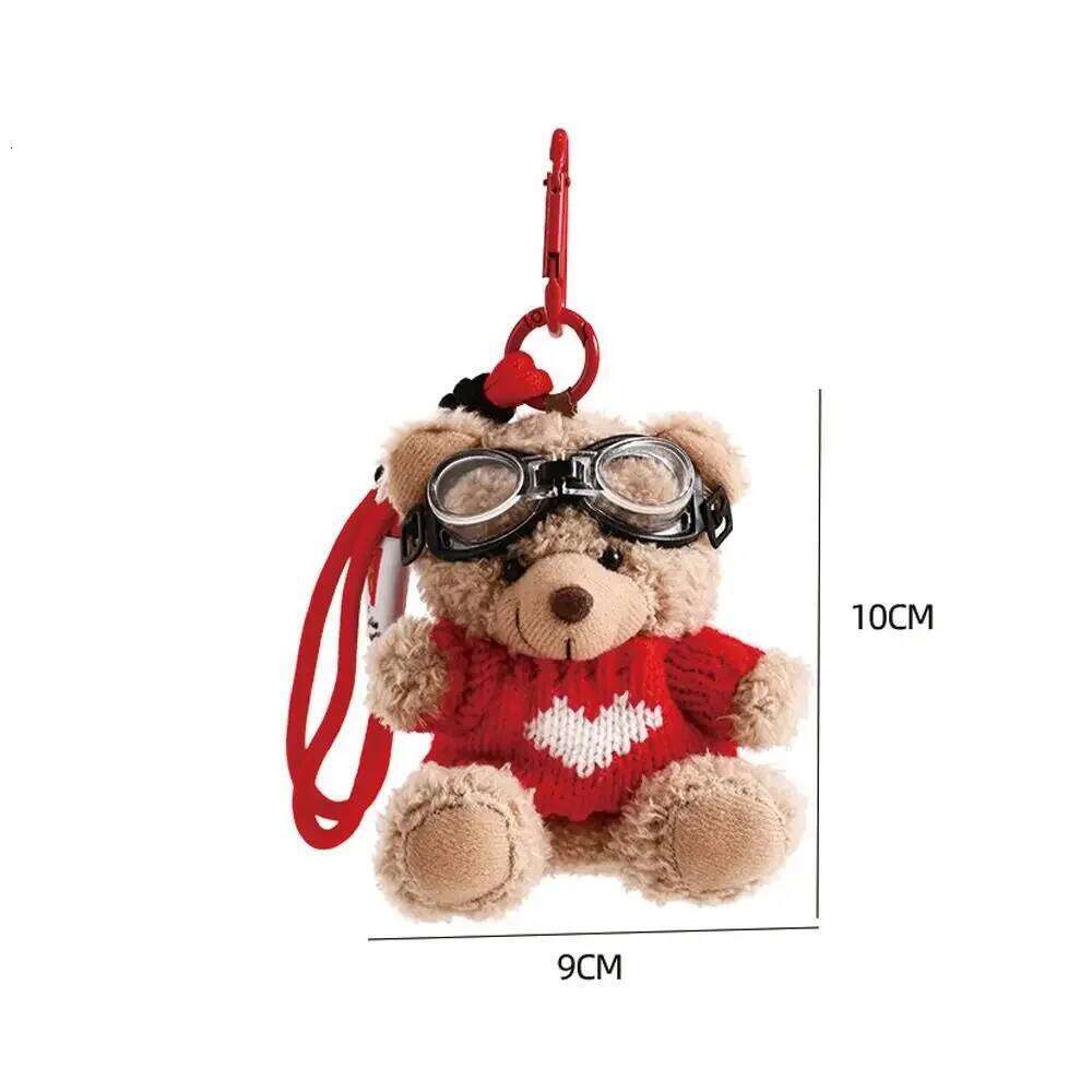 Cartoon Brown Doll Bear Accessories Cute Plush Hangings Ornament Bag Pendant XJ260106