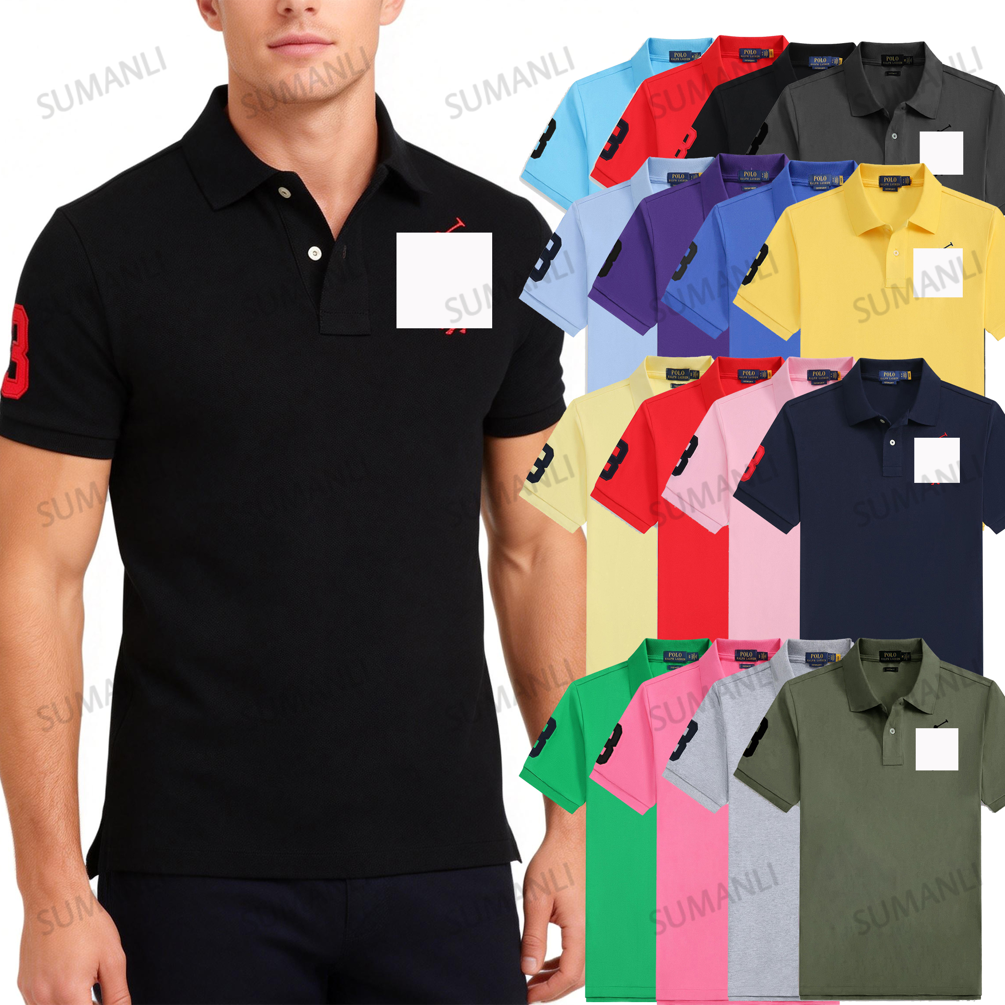 2026 Designer Polos Shirts cotton luxury Short Sleeve Letter pony Embroidered Tops women T-Shirts Cotton Casual men Tees designer shirt men men t shirt