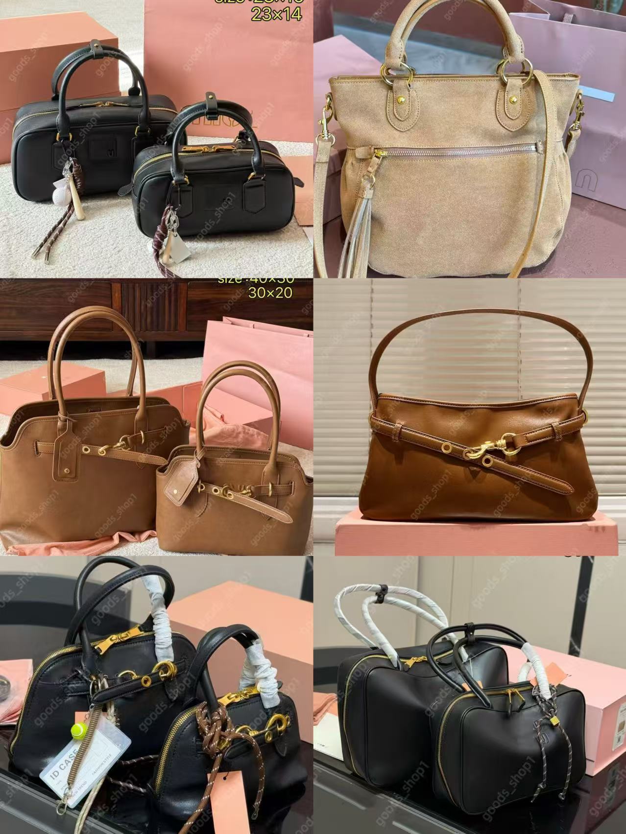 Designer Bag Aventure Tote Bag Handbag Made of cowhide Retro hardware manufacturing Shell bag luxury handbag Woman purse bowling bag suede bag Luxury Bag 10A