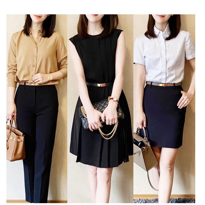 Genuine Leather Versatile with Skirts and Dresses Adjustable Waist Slim Style Kelly Belt for Women d40 718 51