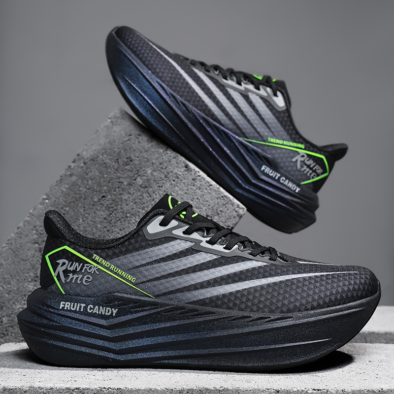 NHOT New Design Shoes Summer New couple Running shoes Breathable and fashionable mesh shoes super soft thick-soled anti-slip casual sports shoes Free 