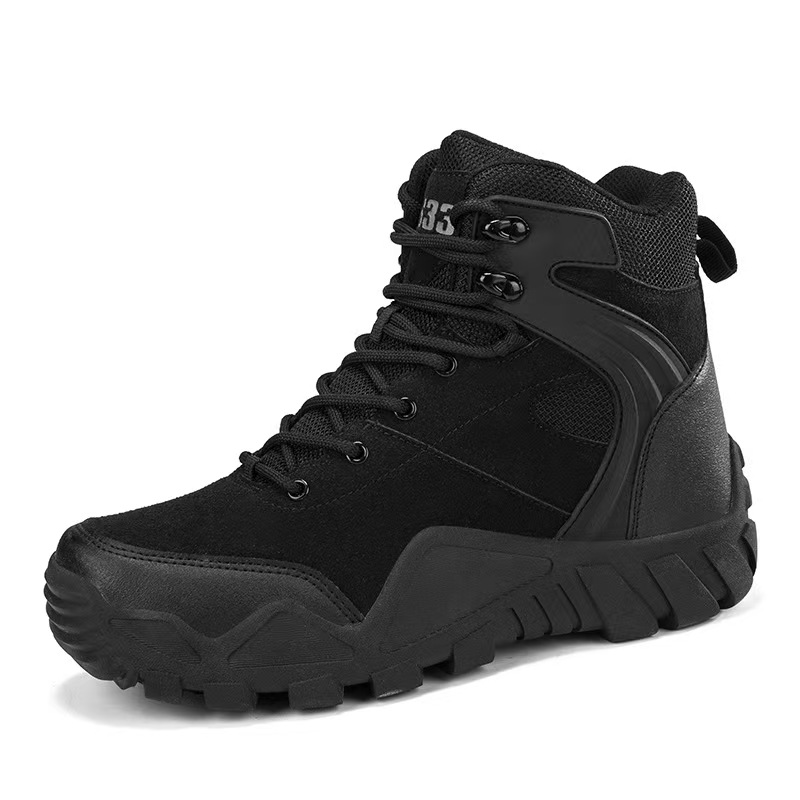 2026 Winter Men's and Women's Outdoor Waterproof Hiking Shoes Fashion Lightweight Anti-Slip Tactical Training Boots Warm Boots Sports shoes 
