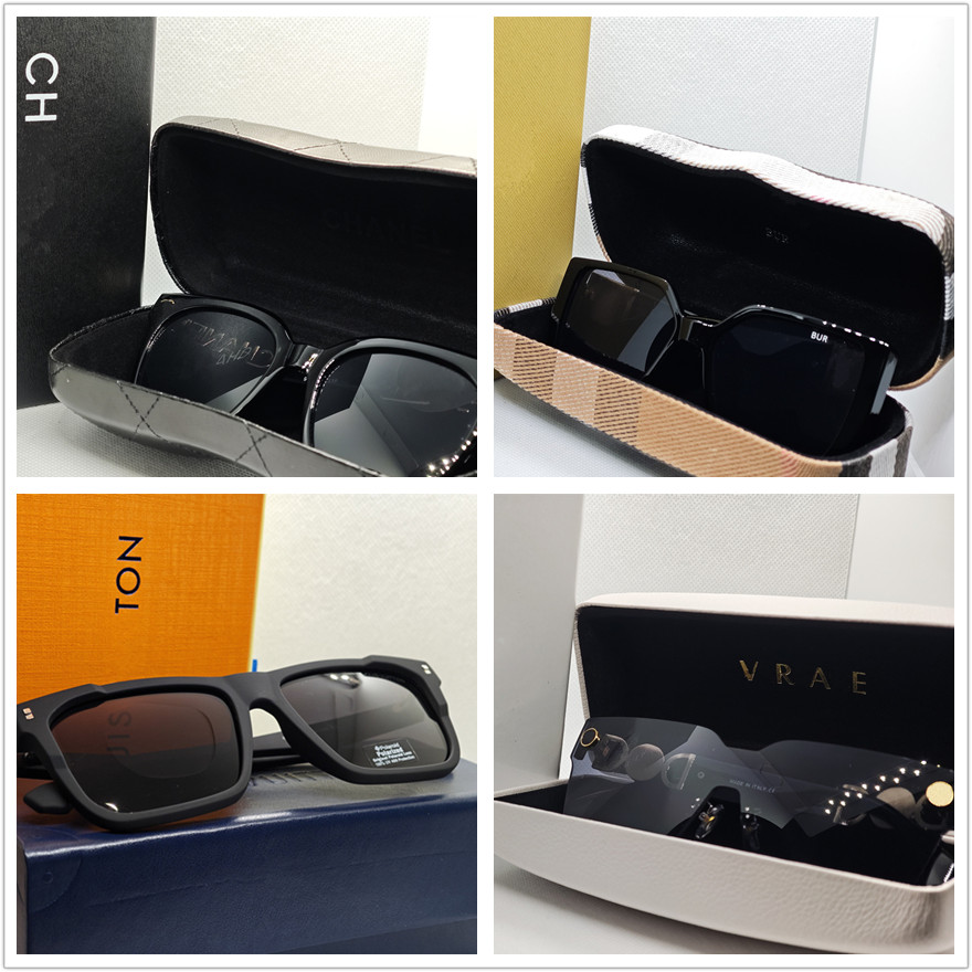 Designer Men Women Retro Oval Frame Sunglasses Fashion Personalized Trendy Small Frame Sunglasses Punk Cat Eyes Sunshade Sun Protection Glasses 35 Style With box