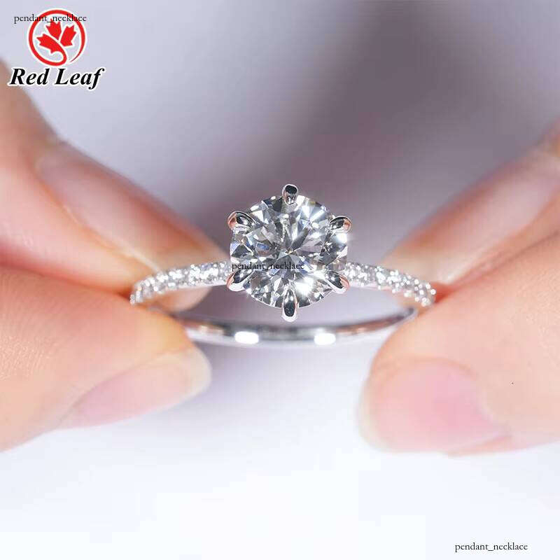Custom 10K 14K 18K White Gold IGI Certified Engagement CVD HPHT Round Lab Grown VVS1 Diamond Ring