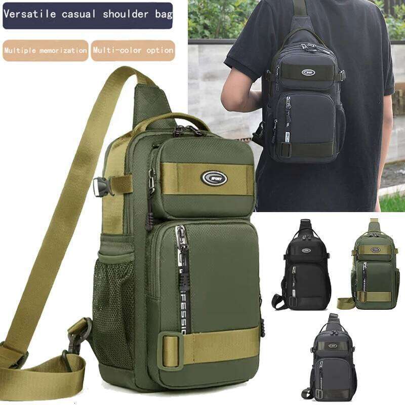 Sleek Stylish Multi-Pocket Shoulder Multi-Color Portable Functional Adjustable-Strap for Daily Use Professional Detail Bag