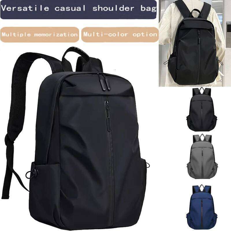 Multi-Color Minimalist Casual Backpack, Versatile, Multi-Compartment, Daily Commuting/Travel, Stylish & Practical