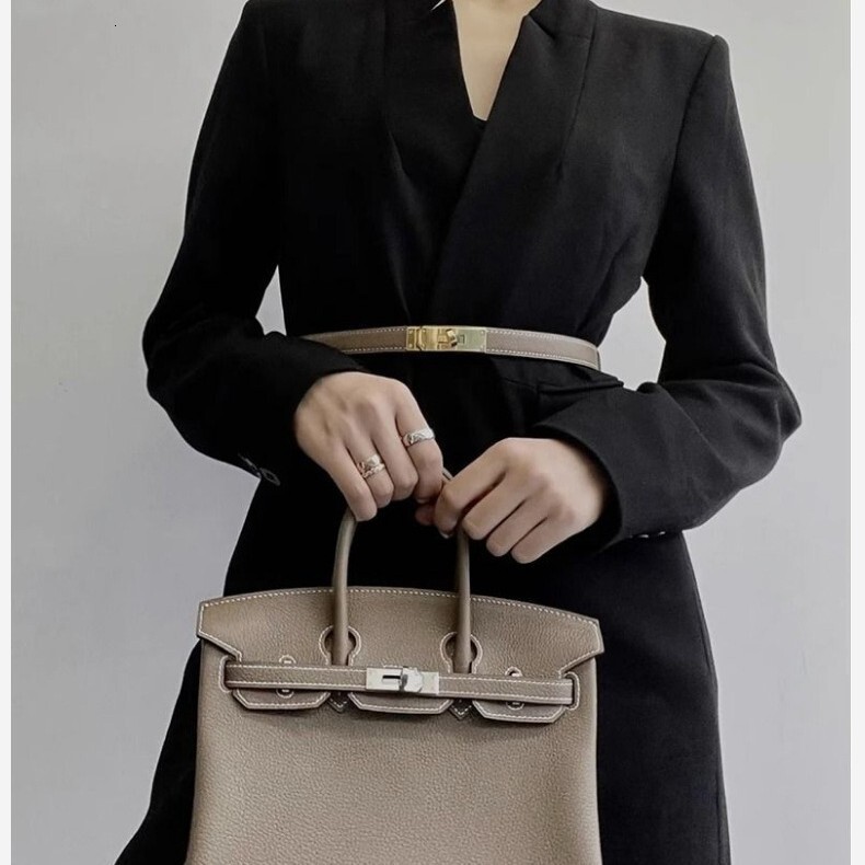 Genuine Leather Versatile with Skirts and Dresses Adjustable Waist Slim Style Kelly Belt for Women d40 718 51