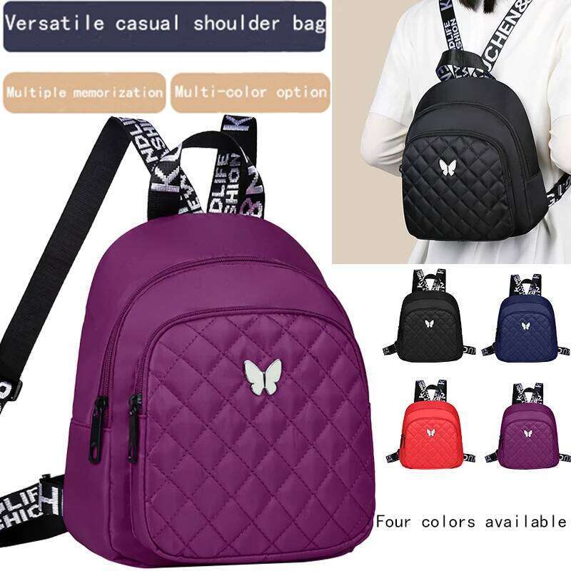 Nylon women's new fashion Korean version travel out large capacity Oxford cloth backpack