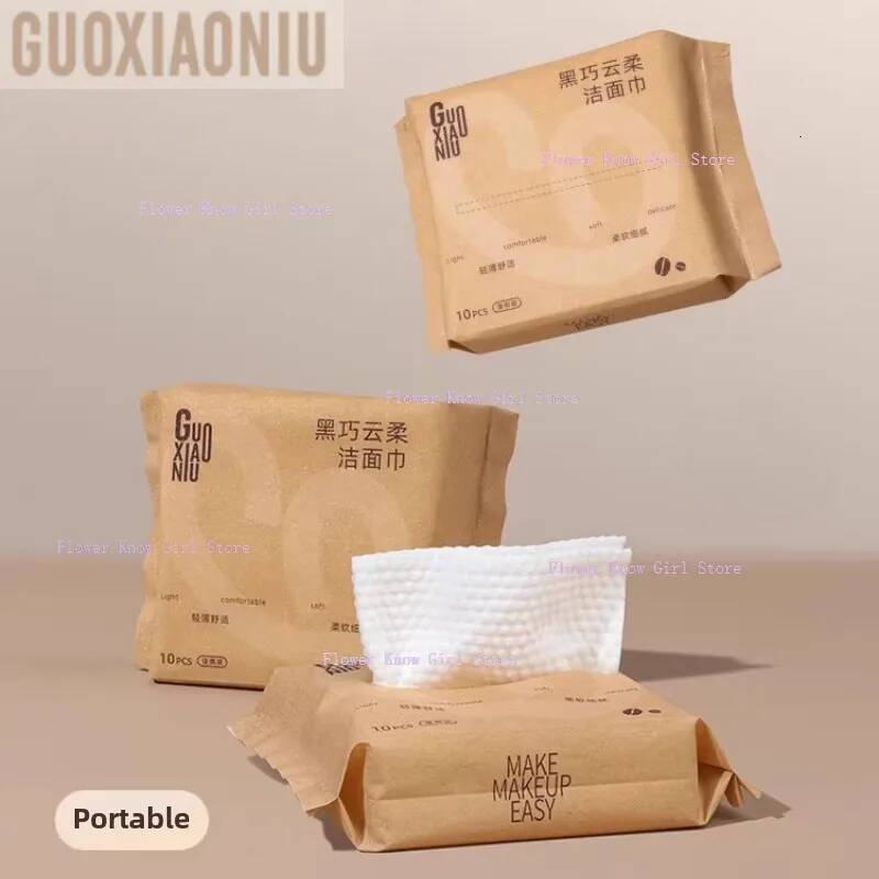 Bestseller Guo Xiaoniu Black Chocolate Thick Cotton Soft Towels Face Washing Towel Travel Portable Cleansing Towe l ddmyHappy