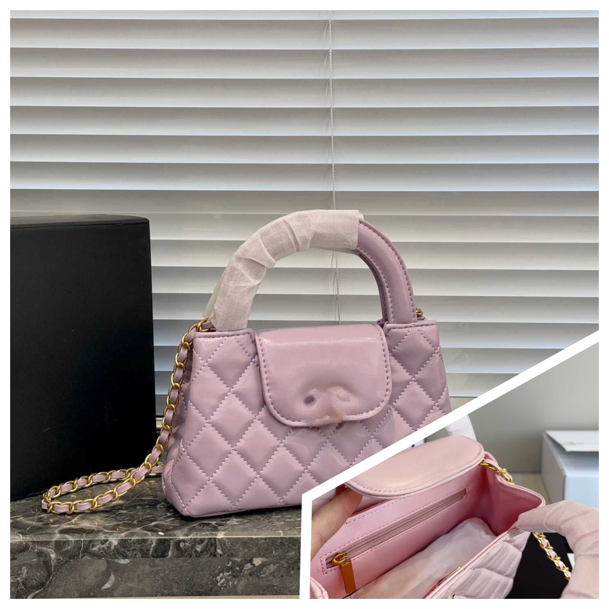 designer inspired Women's Mini Flap Bag Quilted Chain Shoulder Bag Luxury Small Handbag Cute Crossbody Purse PU Leather Casual multicolor bags fashion