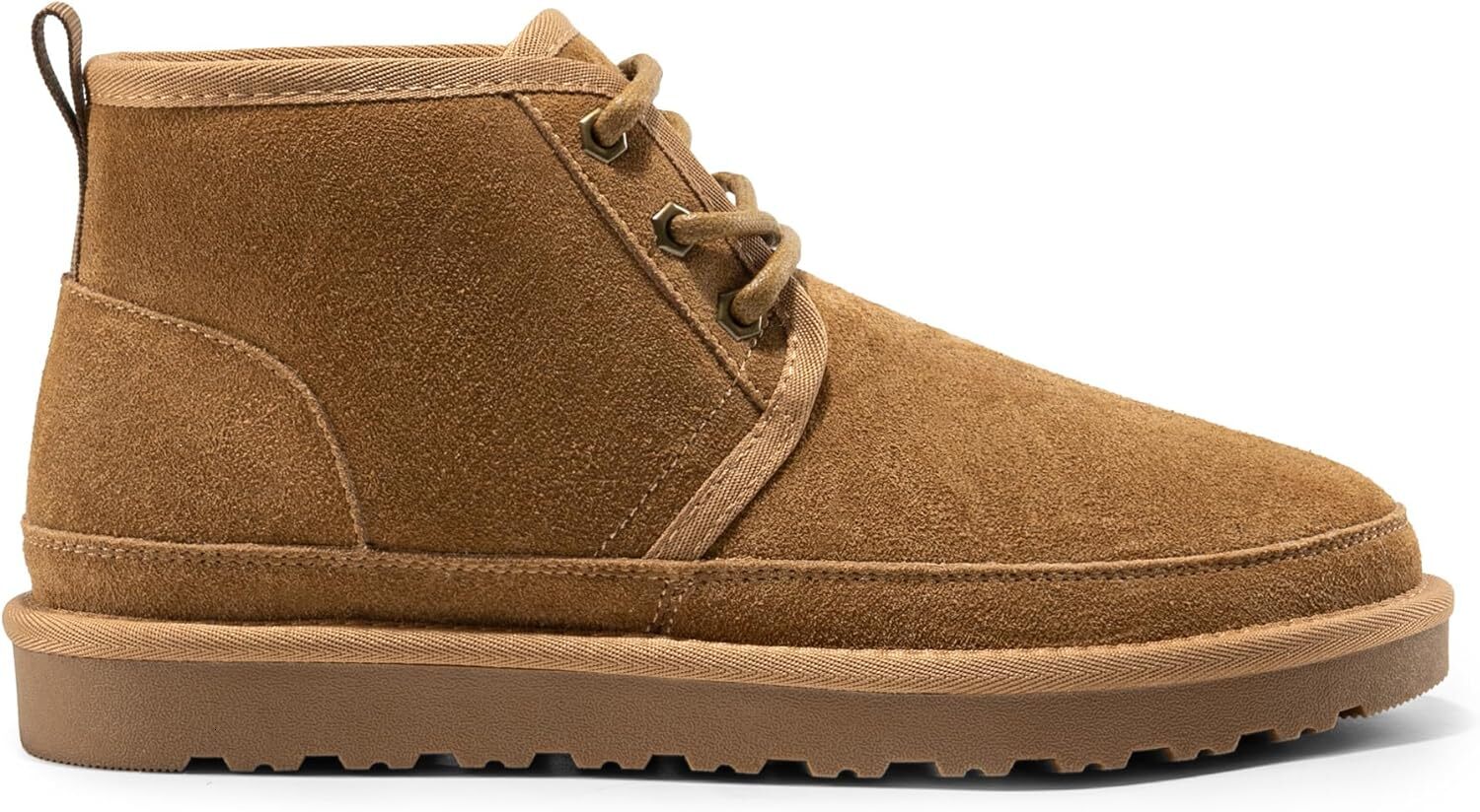 Ddmybear Men S Winter Snow Fuzzygo Cozy Suede Leather Cold Weather Warm Outdoor Casual Ankle Boots