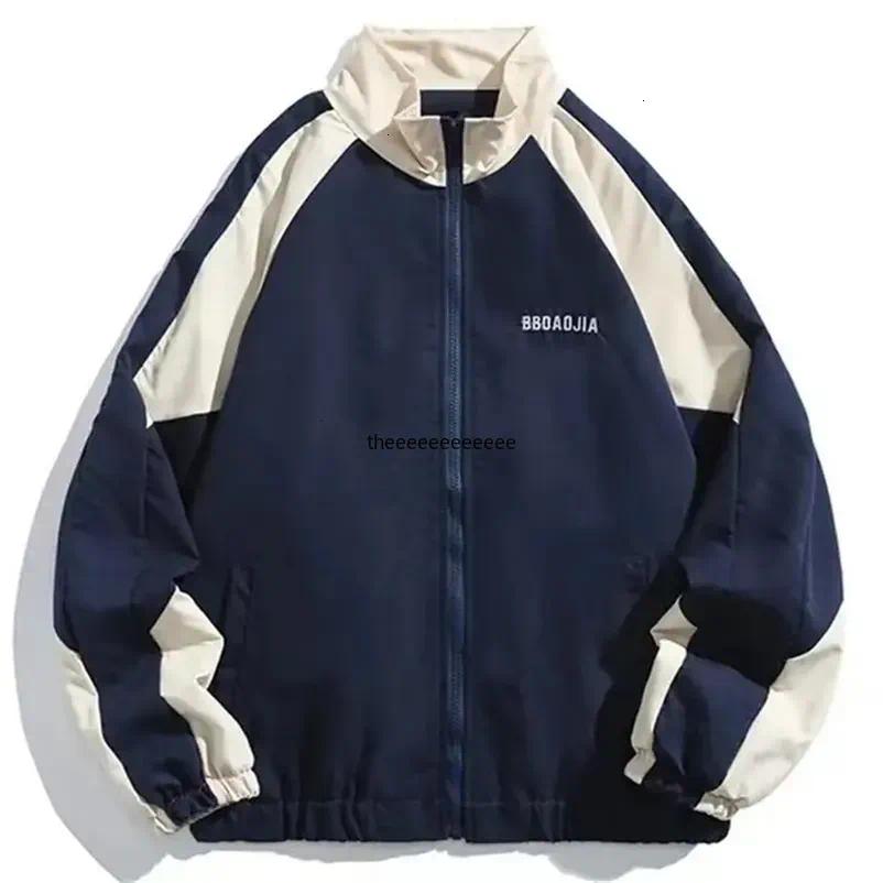 Designer Jacket Men Reflective Striped Jacket Mens Hip-hop Streetwear Jacket Zipper Jacket Windproof Jacket Thin Jacket Sport Black Blue