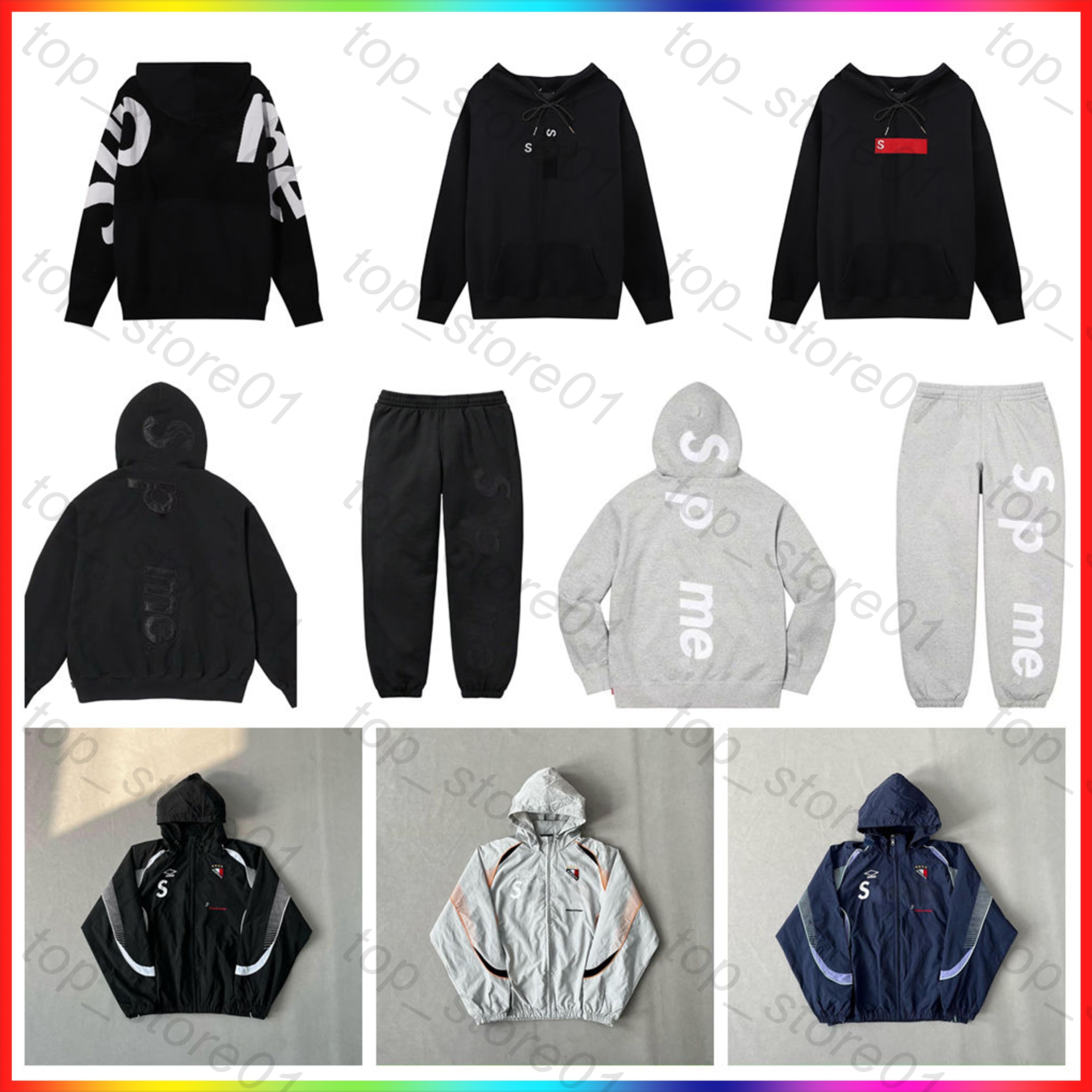 2026 New Men's hoodie designer hoodie American street fashion brand letter embroidery hoodie men's pure cotton plus size sweat absorbing y2k hip hop supremely jacket