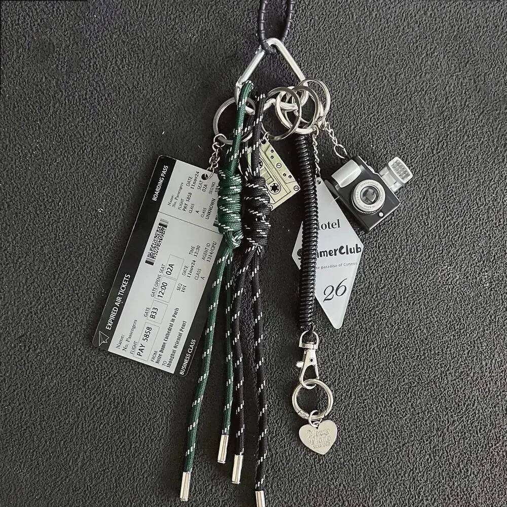 New Creative Series Of Fashionable Accessories Motorcycle Bags Chain Decorations Keychains Pendants Phone tags XJ260106
