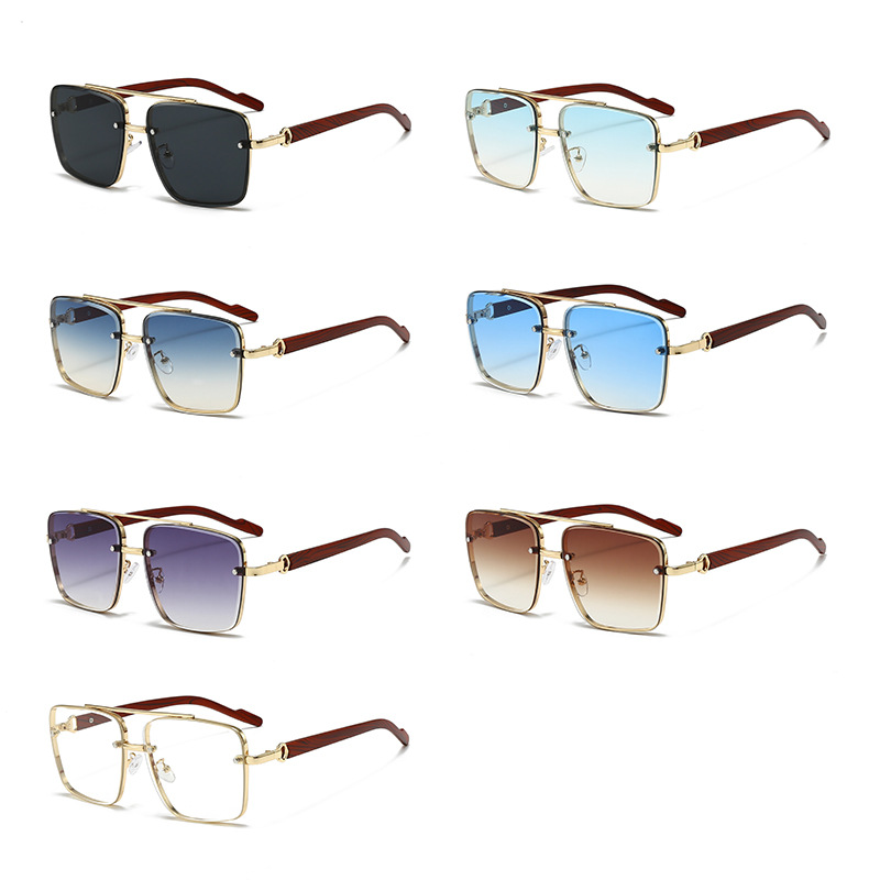 Designer Sunglasses Men Women Sunglasses Polarized Sunglasses Oversize Frame Luxury Goggle Pilot Alloy Frame UV400 Eyewear K708