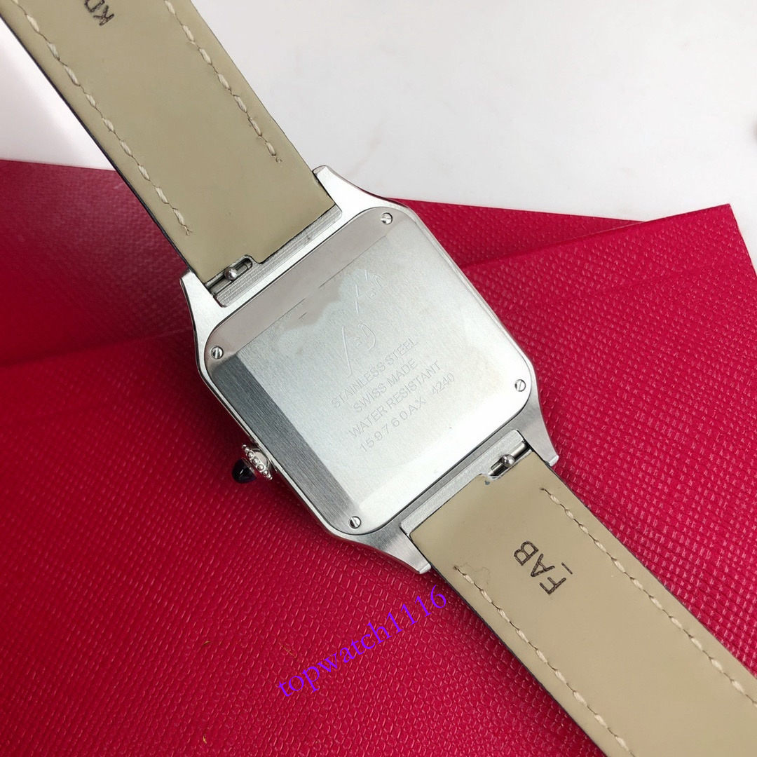 leather luxury watch santusiy classic quartz designer fashion domont women watch lady gift packing 253