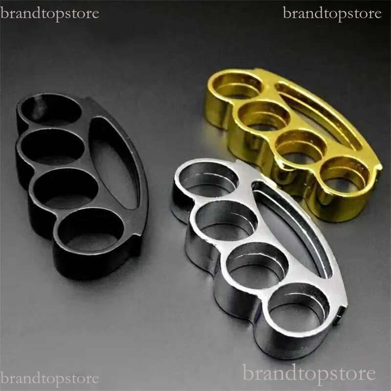 Brass Knuckles Knuckle Knuckle Dusters Self Defense Duster Outdoor Self-Defense Protection Pocket Portable Edc Tool